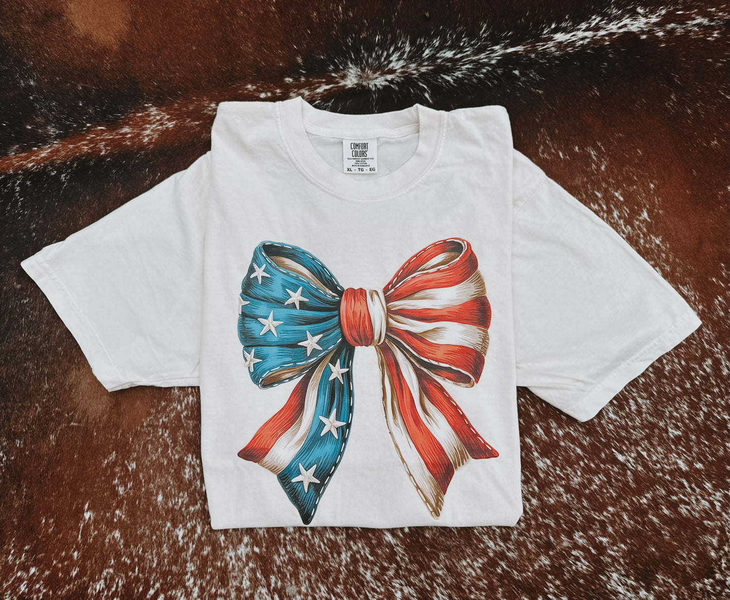 Stars & Stripes Bow Tee