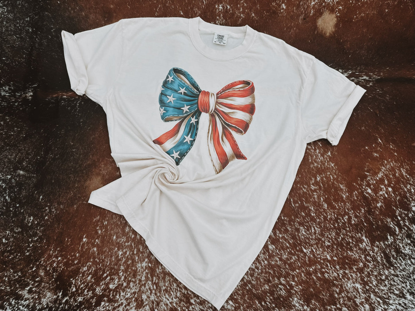 Stars & Stripes Bow Tee