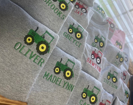 Toddler Tractor Long Sleeve